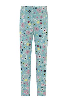 Mollie Leggings - Pastel Teal Floral
