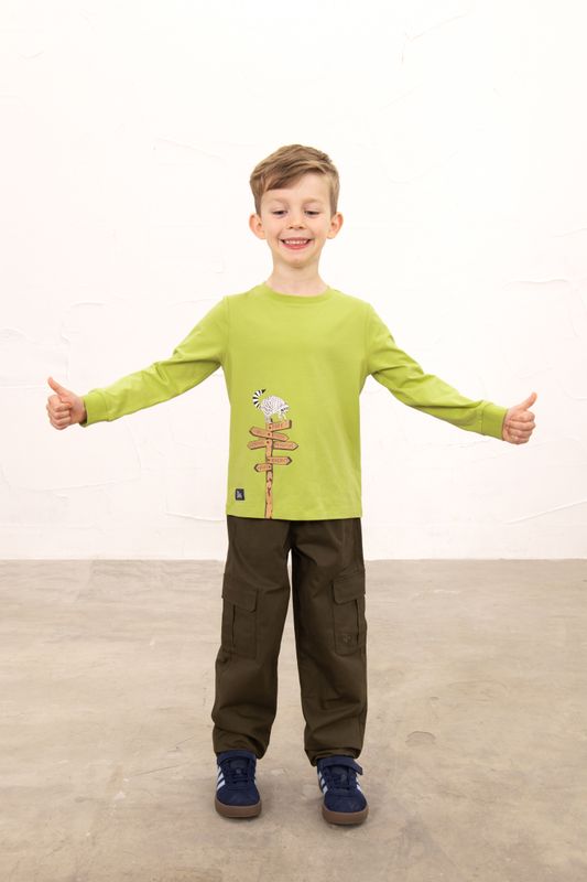 Oliver Long Sleeve Top - Racoon