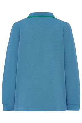 Pier Long Sleeve Polo Top - Green Tractor