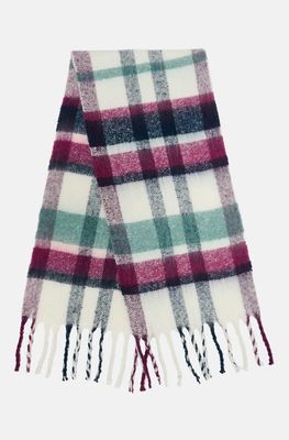 Lighthouse Scarf - Duck Egg Berry Navy