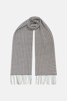 Heritage Scarf - Navy Pink Cocoa Check