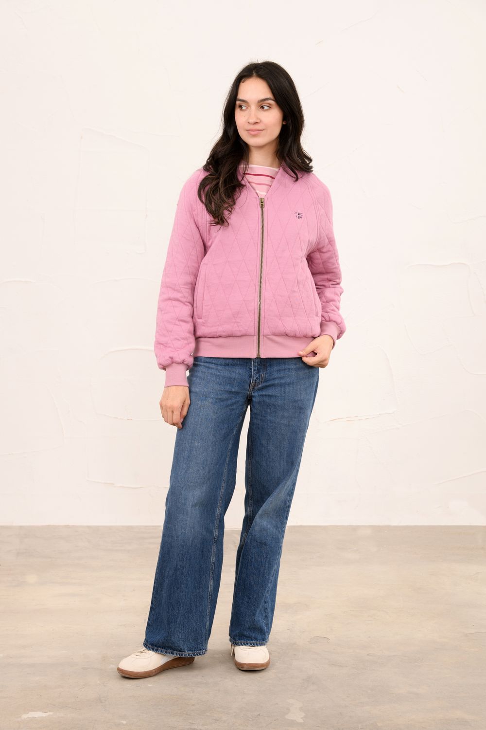 Carys Quilted Jacket - Wild Rose, Size: 8