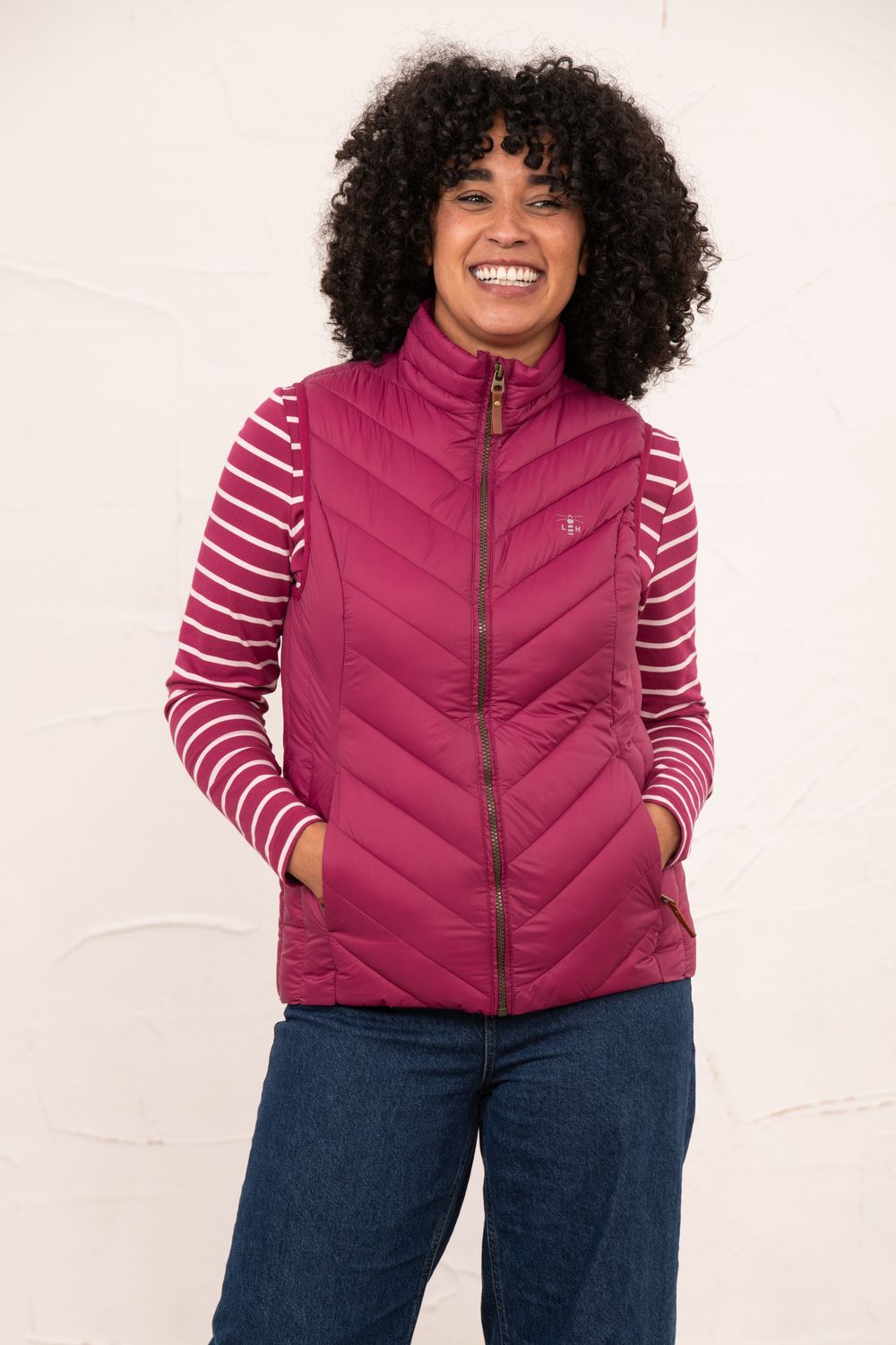 Laurel Gilet - Berry, Size: 8