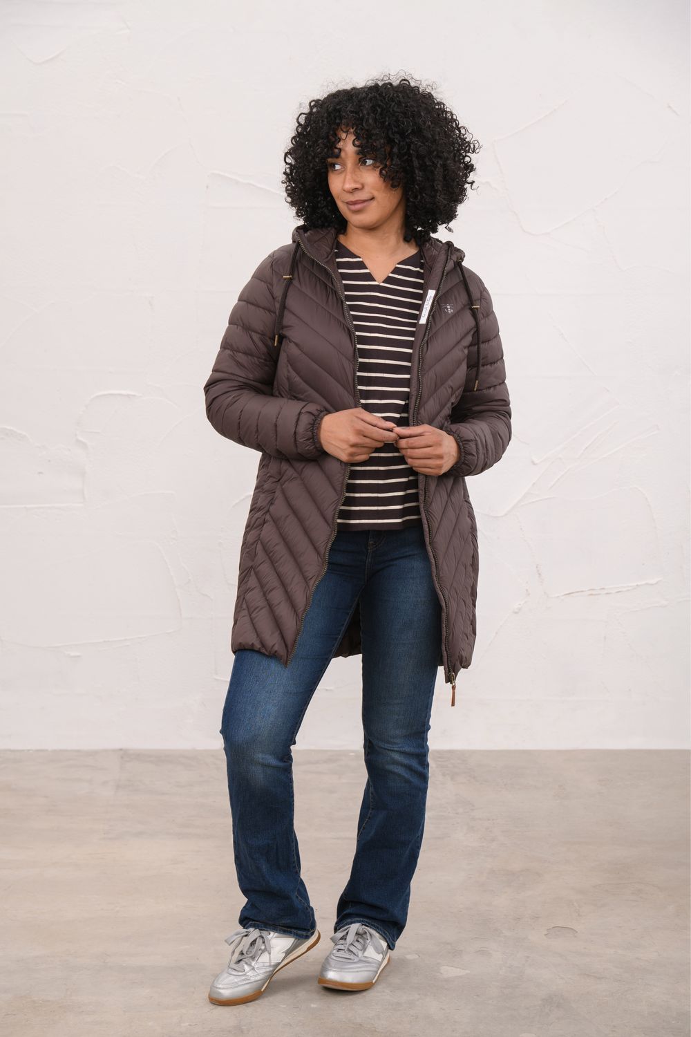 Laurel Coat - Cocoa, Size: 8