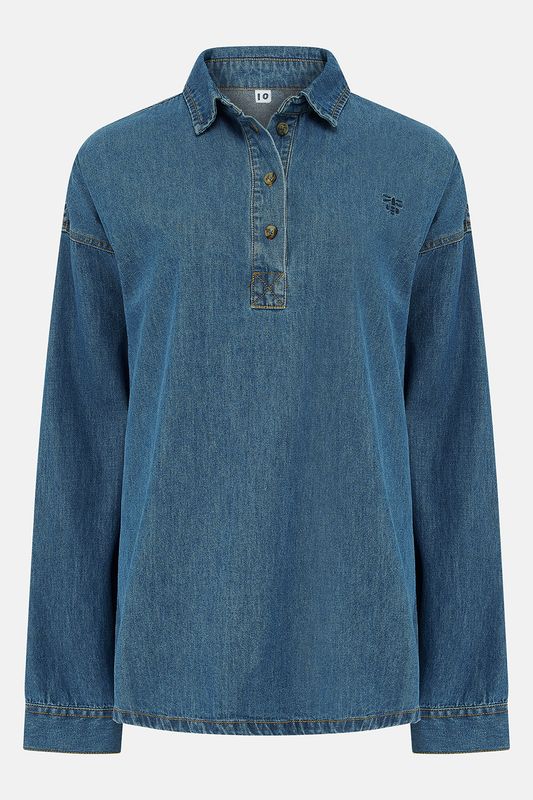 Leona Shirt - Washed Denim