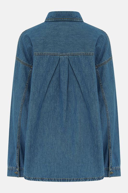 Leona Shirt - Washed Denim