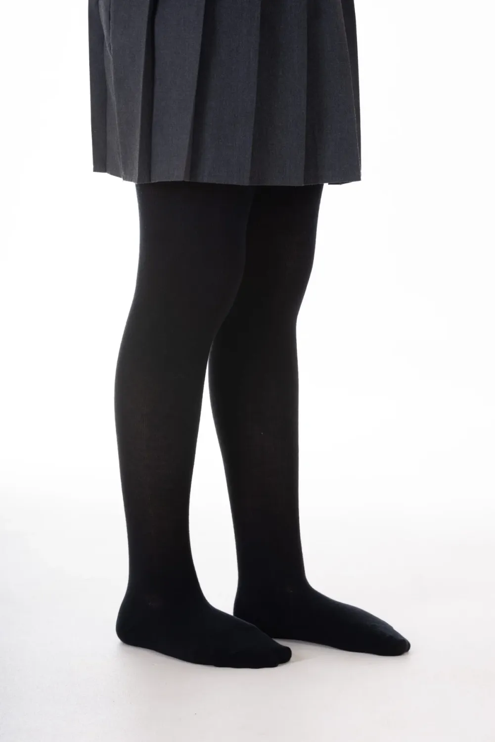 Junior Sunset Cotton Soft Tights | Black, Size: 2-3Y