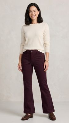 STYLE MARY Regular Bootcut | Dark Purple