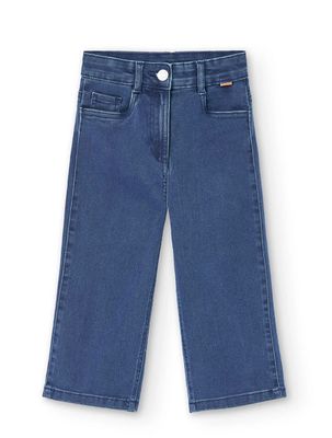 Girls Black Denim Trousers | 490733