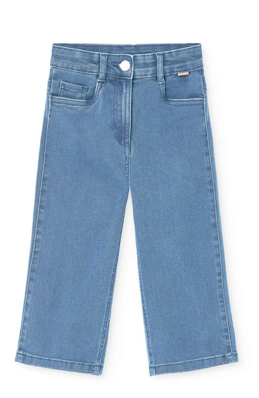 Girls Blue Denim Trousers | 490733