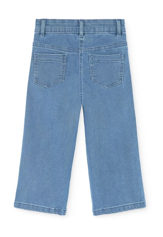 Girls Blue Denim Trousers | 490733