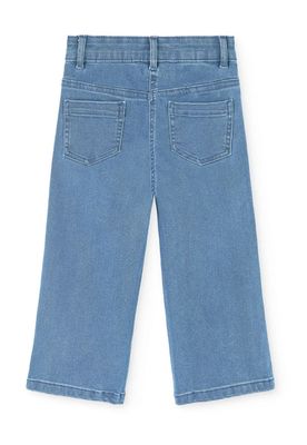 Girls Blue Denim Trousers | 490733