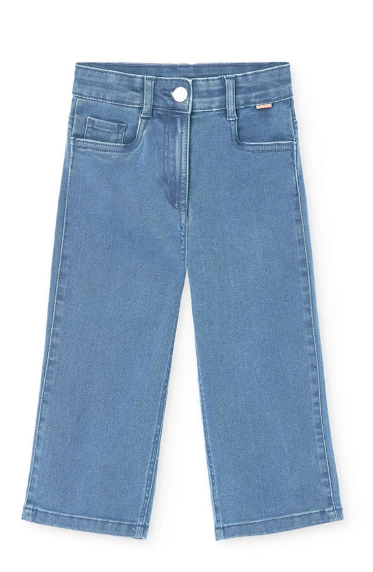 Girls Blue Denim Trousers | 490733, Size: 2Y
