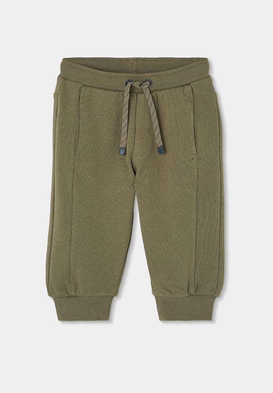 Boys Khaki Green Fleece Joggers | 694087