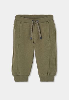 Boys Khaki Green Fleece Joggers | 694087