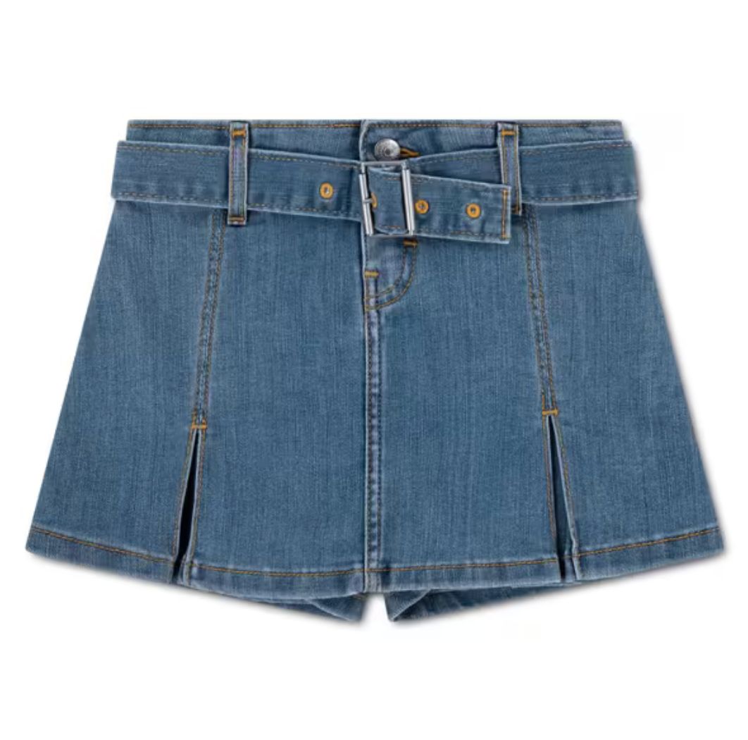 Kids Pleated Skort with Belt 3ER369-MJ0, Colour: Lunch Break, Size: 4Y