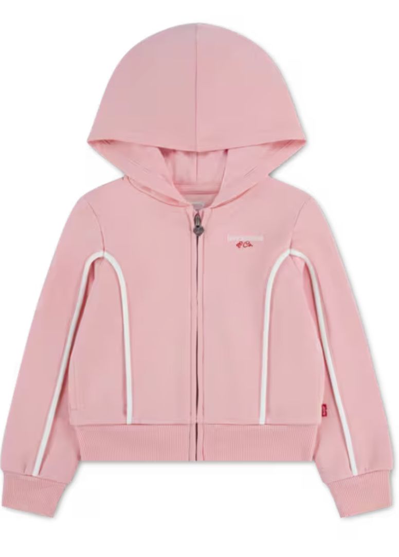 Kids Meet And Greet Varsity Hoodie 3ER415-A35, Colour: Powder Pink, Size: 4Y