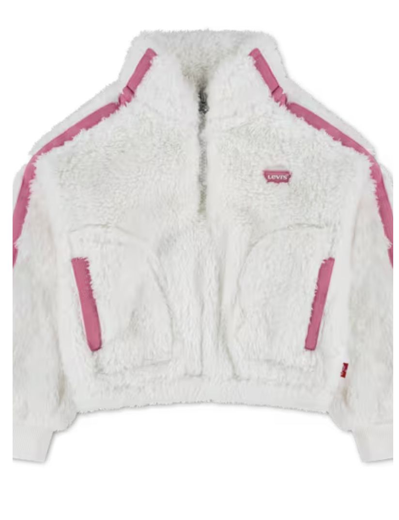 Kids Sherpa Half Zip Pullover 3ER423-AEN, Colour: Wild Rose, Size: 4Y