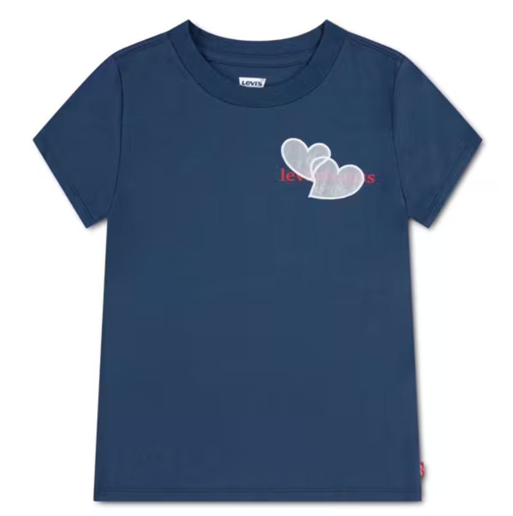Kids Hearts Oversized Tee 3ER701-UF3, Colour: Big Dipper, Size: 4Y