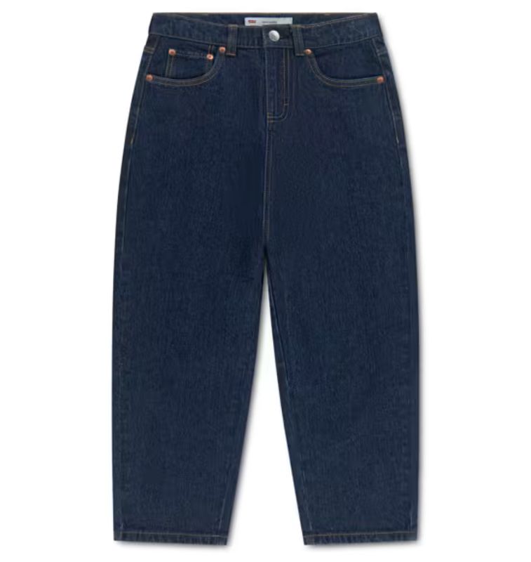 Teenager High Rise Baggy Barrel Jeans 4EN387-UML