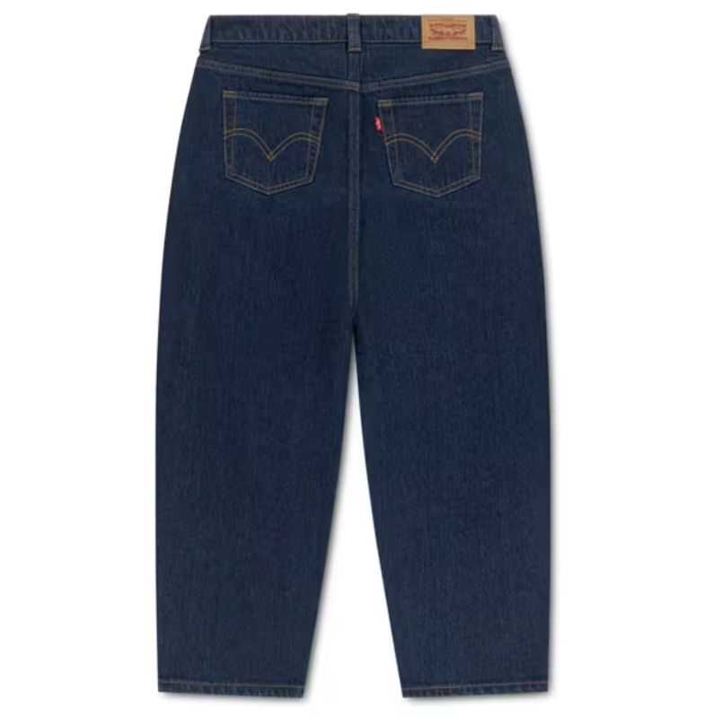 Teenager High Rise Baggy Barrel Jeans 4EN387-UML
