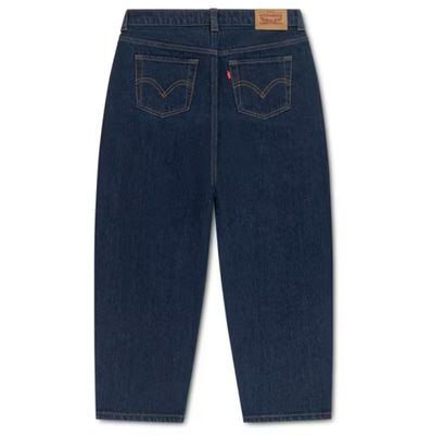 Teenager High Rise Baggy Barrel Jeans 4EN387-UML