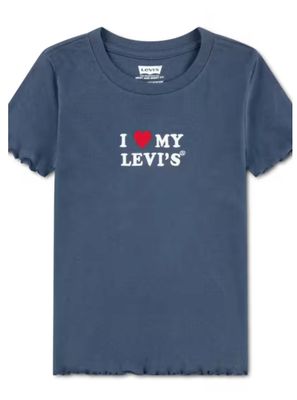 Teenager I Heart My Levi's Ribbed Top 4ER400-UF3