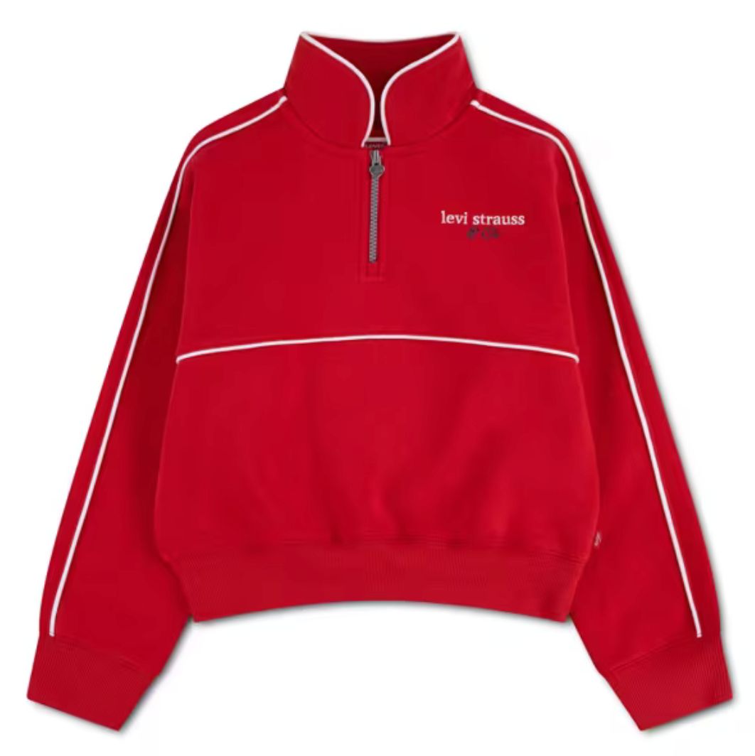 Teenager Meet And Greet Half Zip Pullover 4ER410-R1D, Colour: Mars Red, Size: 10Y