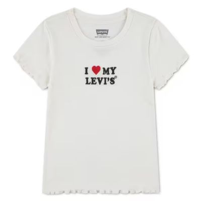 Teenager I Heart My Levi's Ribbed Top 4ER400-W0E