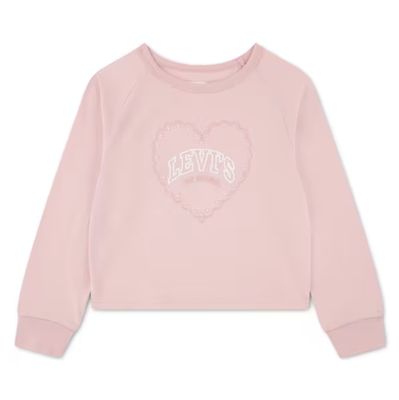 Teenager Long Sleeve Heart Knit Crewneck 4ER533-A35