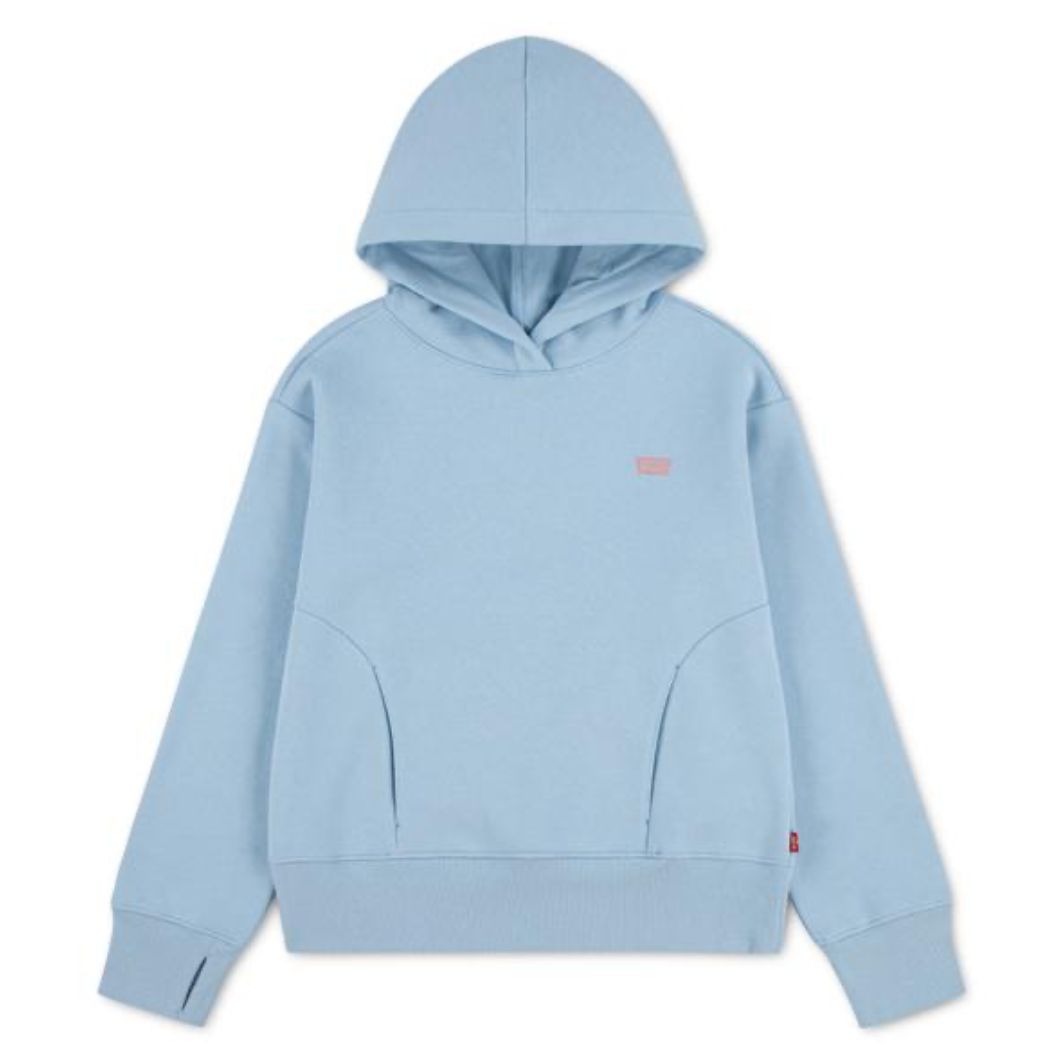 Teenager Batwing Patch Hoodie 4ER942-C6T, Colour: Blue, Size: 10Y