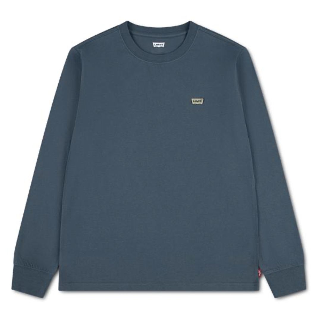 Kids Mini Batwing Long Sleeve Tee 8EC706-C6W, Colour: Slate Blue, Size: 4Y