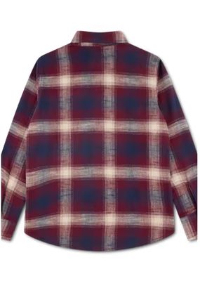 Kids Shadow Plaid Shirt 8ER927-RC9
