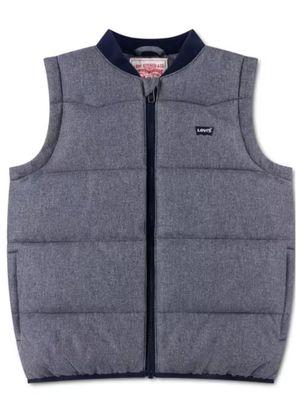 Kids Batwing  Emb Puffer Vest 8ER931-BCF