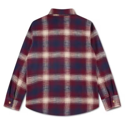 Teenager Shadow Plaid Shirt 9ER927-RC9