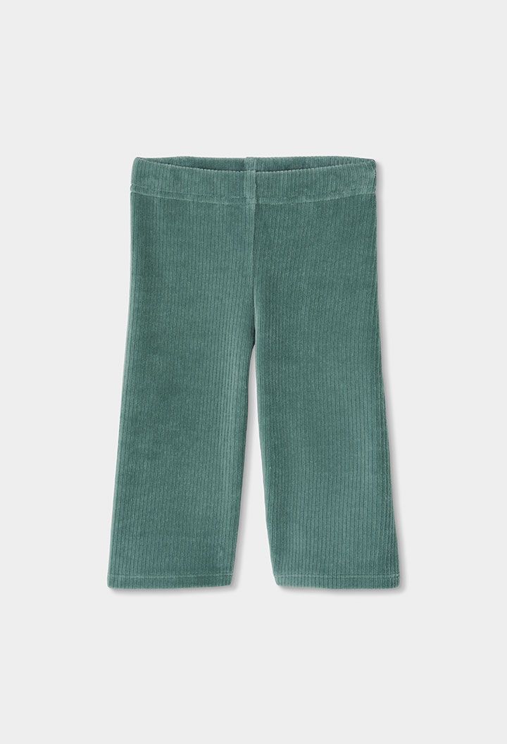 Girls Green Corduroy Trousers | 494052, Size: 2Y
