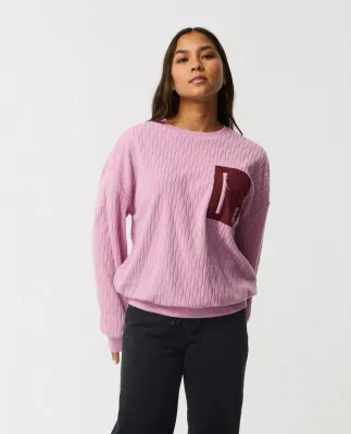 Search Series Jacquard Fleece - Lilac