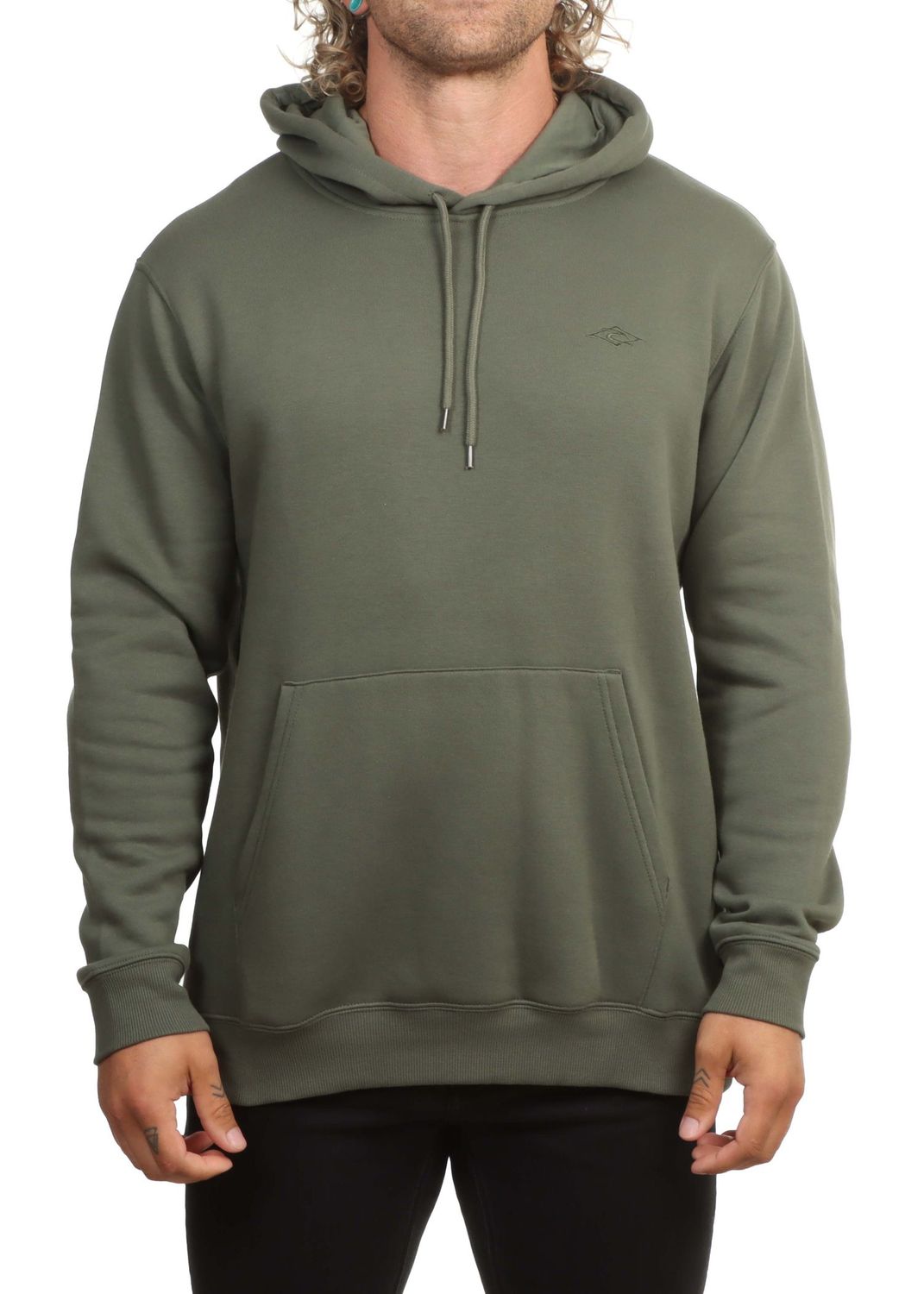 Men's Classic Surf Hoodie - Dark Olive, Size: S, Style: 0AXMFL/9389