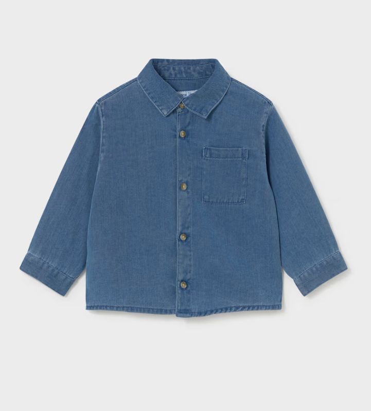 Baby Boy Medium Denim Shirt | 2109