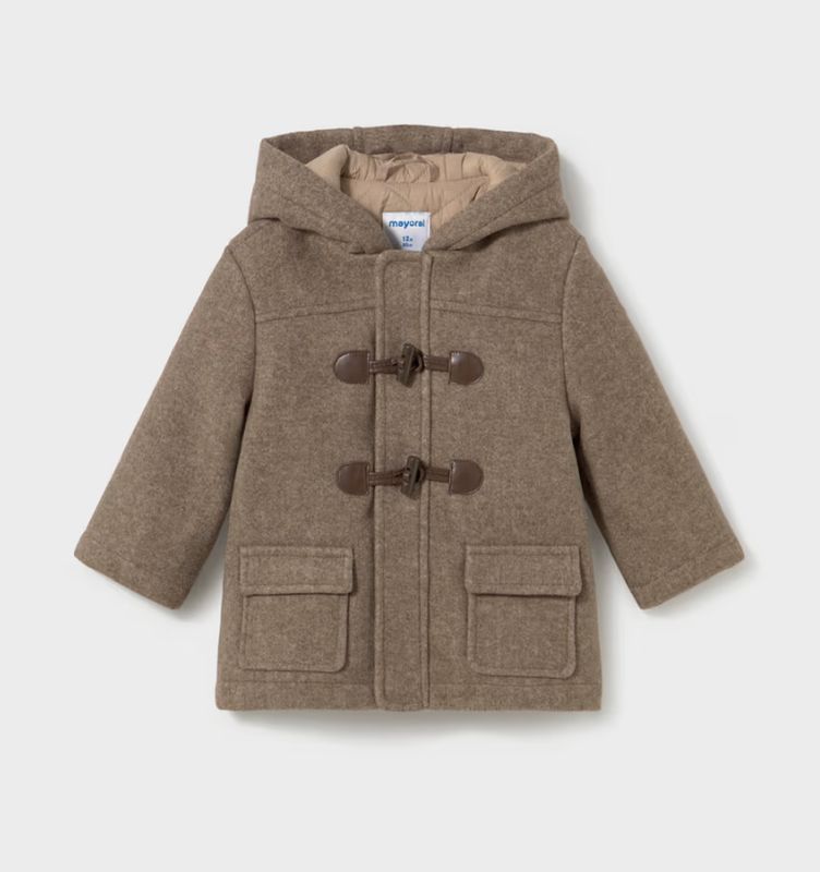 Baby Boys Brown Duffle Coat | 2426