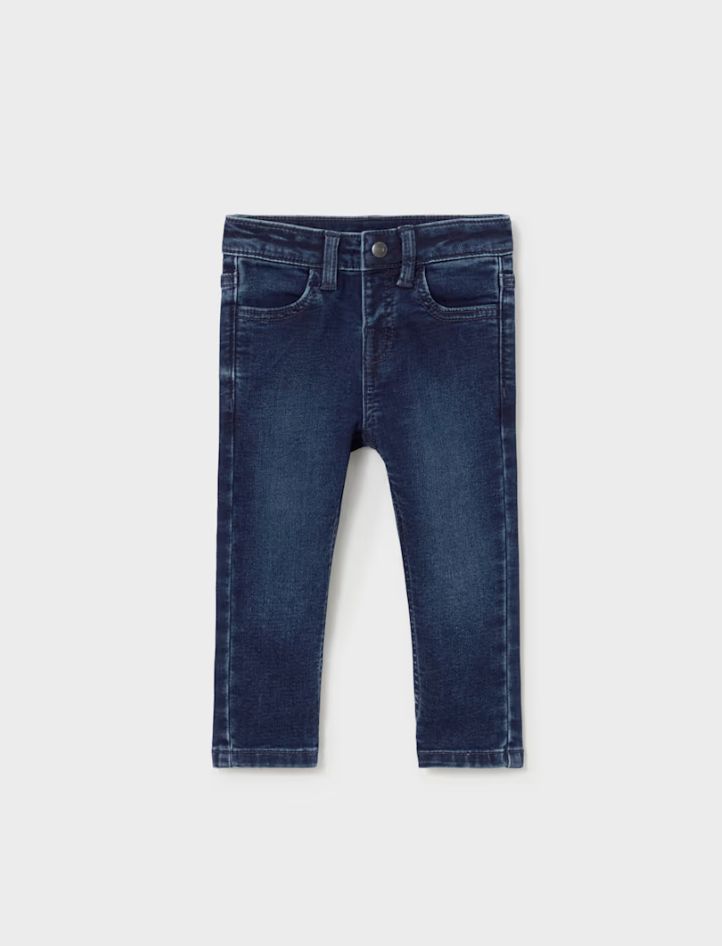 Baby Boys Dark Denim Jeans | 2547, Size: 6M
