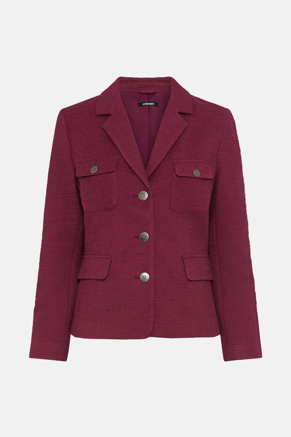 Coastal Look Ruby Red Blazer with Pockets | 15001694, Size: 10