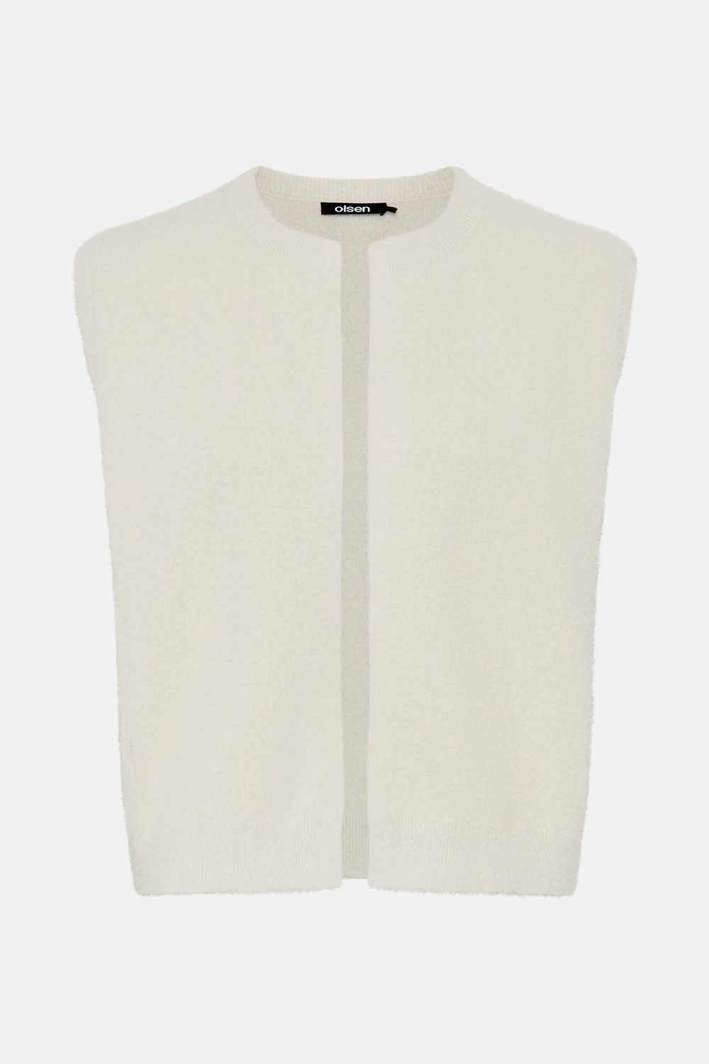 Coastal Look Almond Beige Sleeveless Cardigan | 11004964, Size: 10