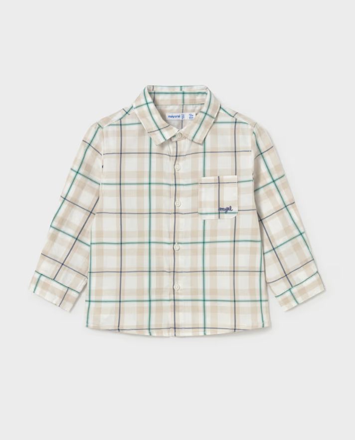 Baby Boys Acacia Vintage Checked Shirt | 2112, Size: 6M