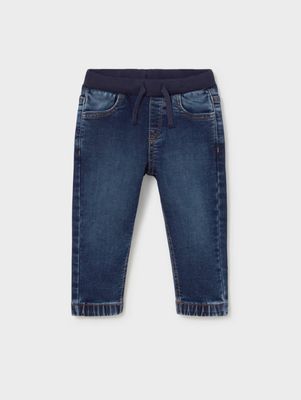 Baby Boys Dark Denim Joggers | 2543