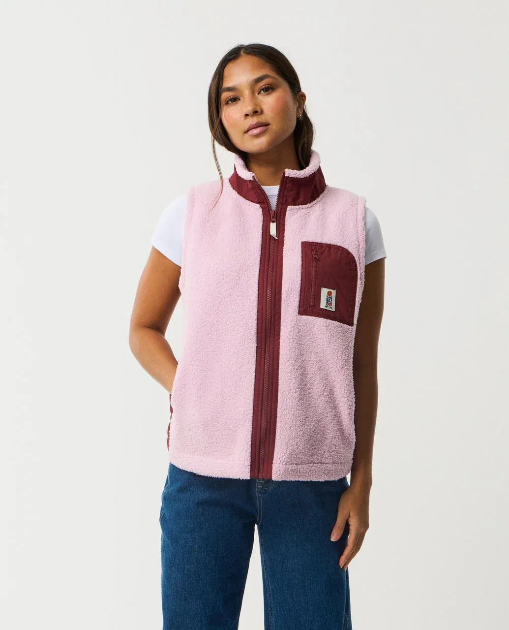 Search Series Bonded Vest - Light Mauve, Size: XS, Style: 0DBWFL