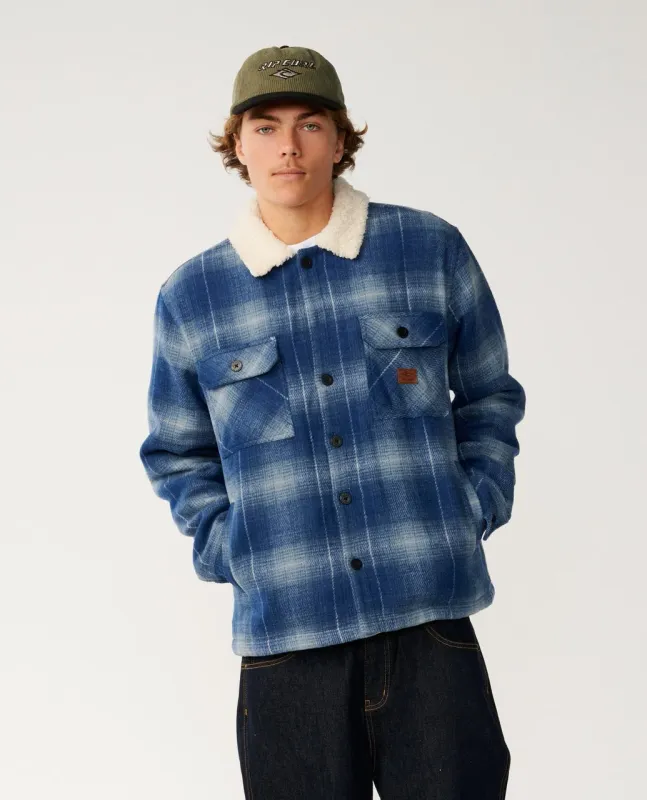 Classic Surf Bells Sherpa Jacket - Navy