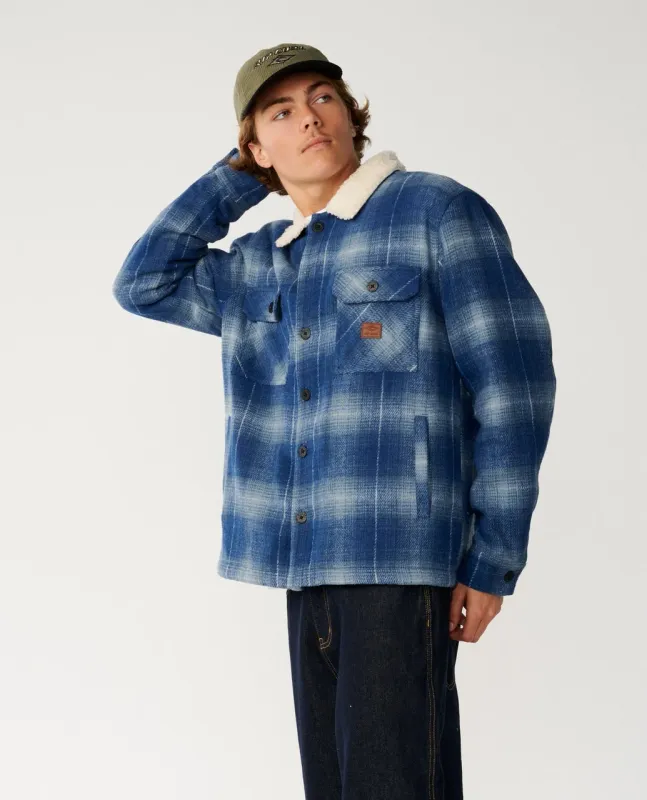 Classic Surf Bells Sherpa Jacket - Navy