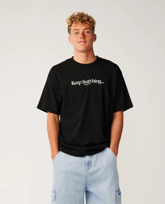Search Series VC Credo Loose Tee - Black