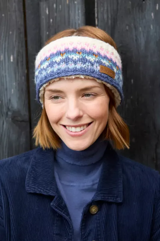 Alaska Headband Cream Denim